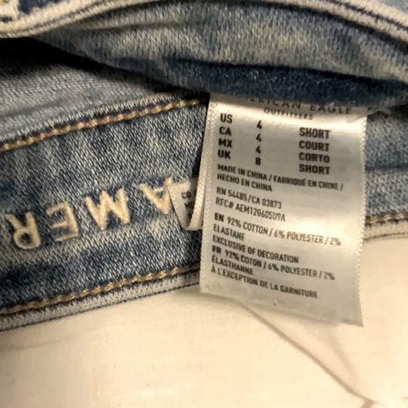 American eagle distressed super-stretch jeggings. - Picture 6 of 8